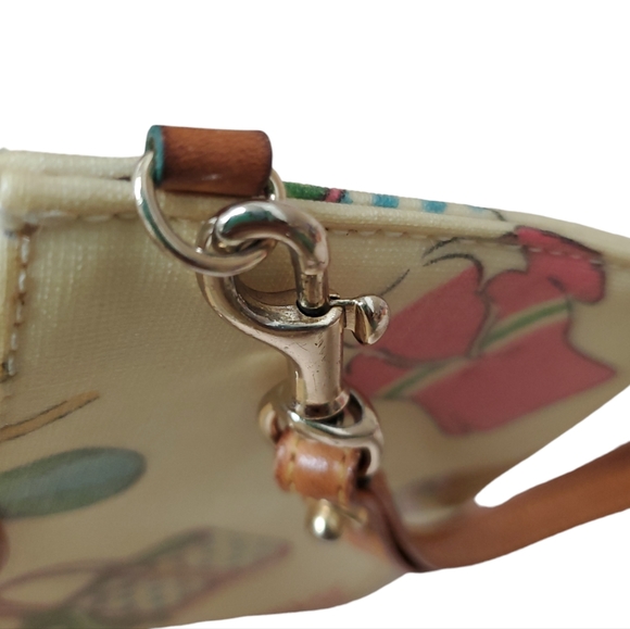 Vintage Dooney And Bourke Rainbow Zipper Wristlet - Picture 5 of 11